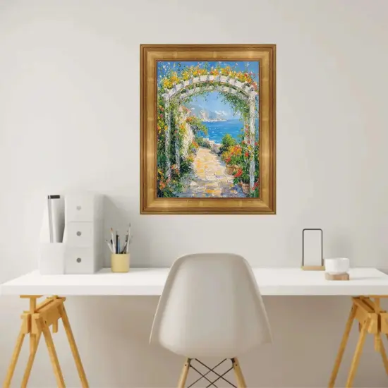 Vintage Antique Gold Picture Frame 12x12 frame {6}