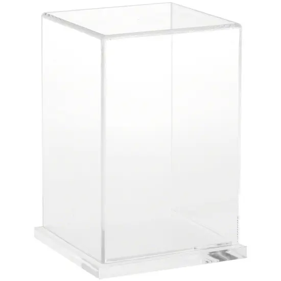Plymor Clear Acrylic Display Case, 4" W x 4" D x 6" H Clear Base {1}