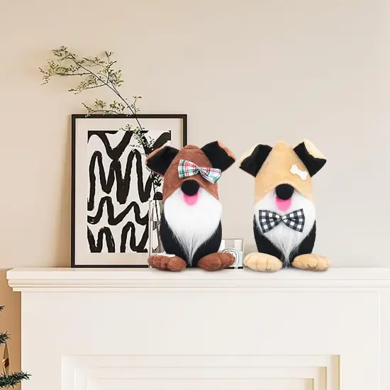 2pcs Dog Gnome Stuffed Gnomes Plush {5}