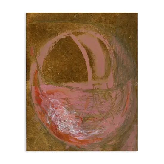 Stupell Industries Rustic Abstract Pink Circle Sketch Graffiti Canvas Design By Kamdon Kreations {1}