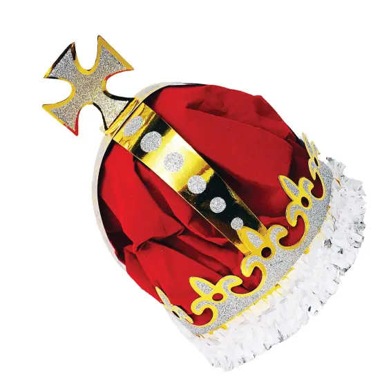 Royal Queen Crown with Glitter and Fringe Detail {5}