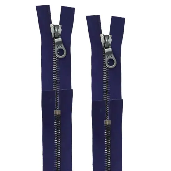 8MM Closed Bottom Zipper with KTA Pull &ndash; Purple Tape {5}