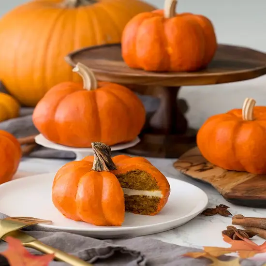 Bakell - Pumpkin Orange Luster Dust (4g, 1x Jar) Edible Vegan Dust & Paint for Baking, Desserts and Beverages {5}