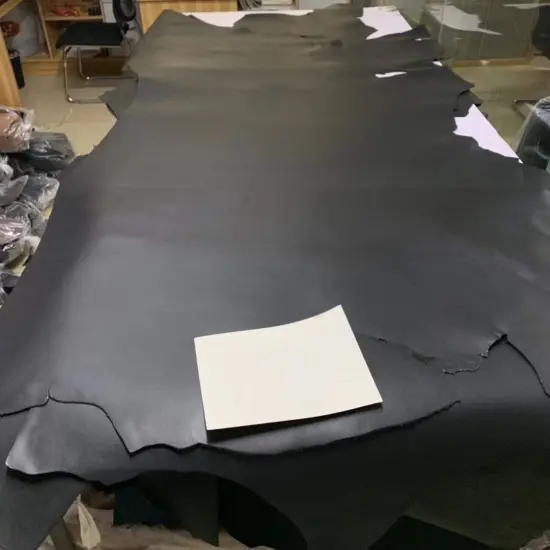 5-6OZ Black Tooling Leather Square Cowhide Leather Crafts Tooling Sewing Hobby Workshop Crafting 2.0mm (Black) {5}