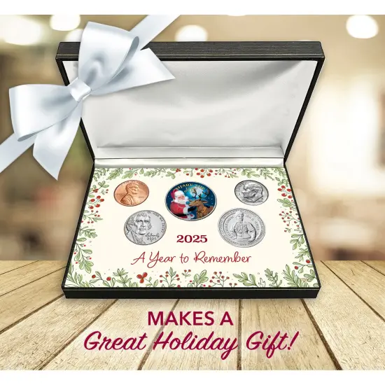 2025 Year To Remember Santa Coin Box Set {5}