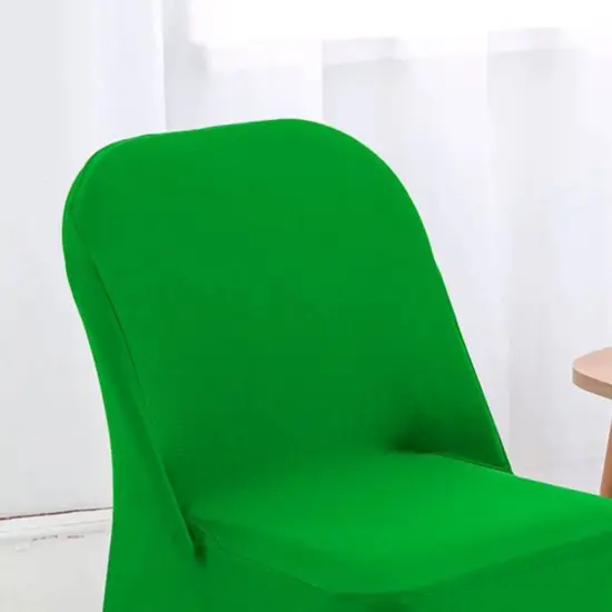 Emerald Green Stretch Chair Cover for Folding Event Seating {4}