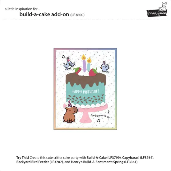 Lawn Cuts Custom Craft Die-Build-A-Cake Add-On {3}