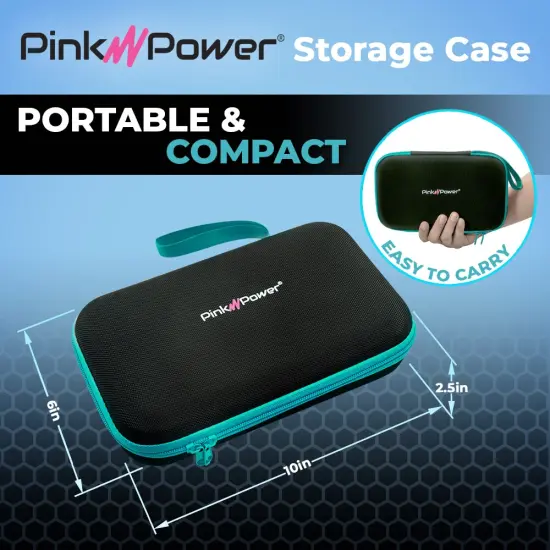 Pink Power Electric Fabric Scissors Box Cutter for Crafts, Sewing, Cardboard, & Carpet - Heavy Duty Professional Cutting Tool - Aqua Splash Cordless Electric Scissors Fabric Cutter w/Storage Case {4}