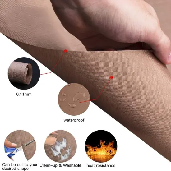 3 Pack PTFE Teflon Sheet for Heat Press Transfer Sheet Non Stick 16 x 20 {3}