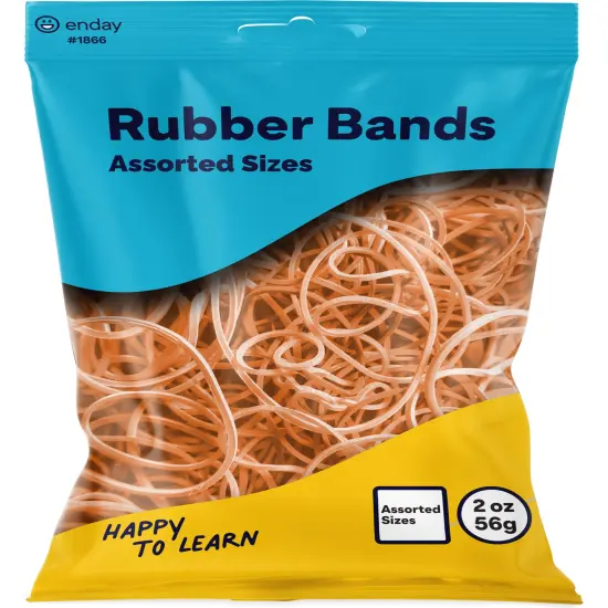 Rubber Bands Assorted Sizes Rubber Bands Bulk, Stretchable Elastic Bands, Rubber Bands for School, Home, or Office Beige {1}
