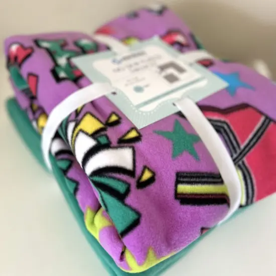Cheerleader Spirit Anti-Pill Premium No-Sew Throw Fleece Fabric Kit (72x60) {2}