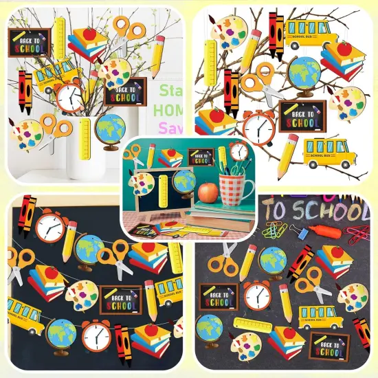 30 Pcs Back to School Hanging Decoration {4}