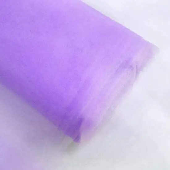 50 Yard Soft Tulle Fabric Bolt For Wedding Decor Party 108 inch Width Lavender {1}