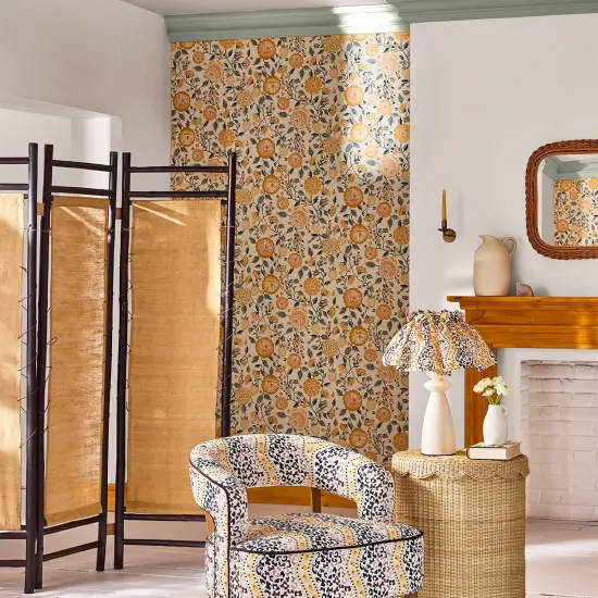 Cath Kidston Strawberry Garden Yellow Wallpaper {1}