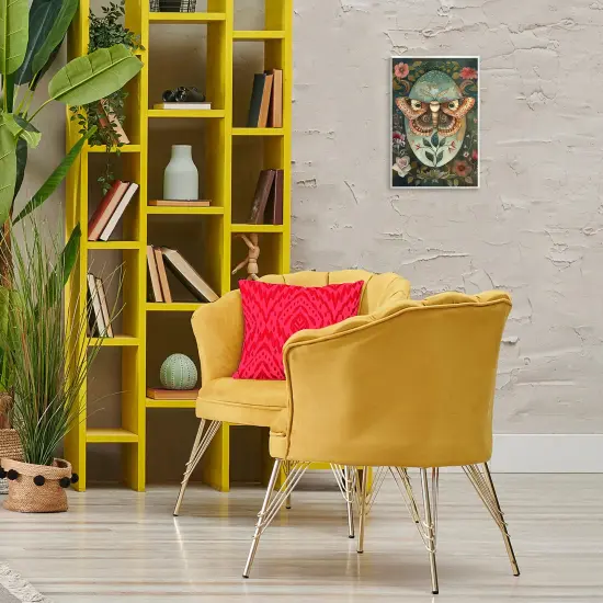 Stupell Industries Moth with Blooming Florals Wall Plaque Design by The Dutch Lady {2}