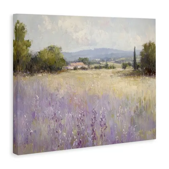 Stupell Industries Lavender Farmland Meadow Canvas Design by Petal Prints Design {3}