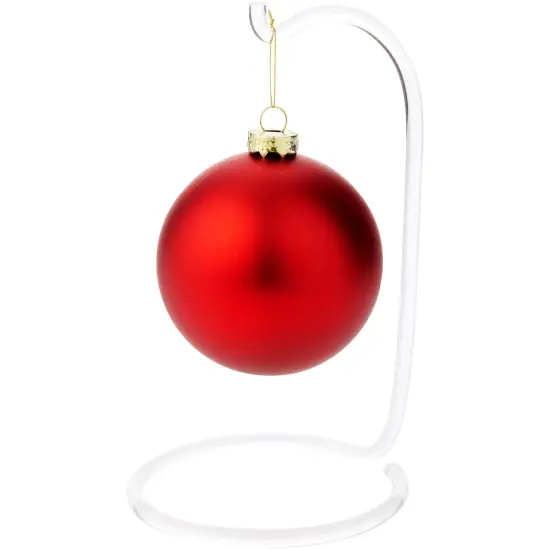 Plymor Clear Acrylic Rod 6.625" Ornament Hanger / Display Stand (6" hang space) {3}