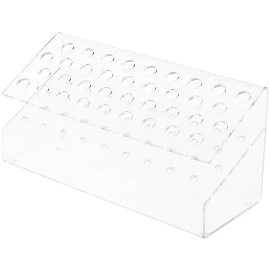 Plymor Clear Acrylic Slanted 36 Pen Display Holder, 4.5" H x 9.5" W x 3.75" D {2}