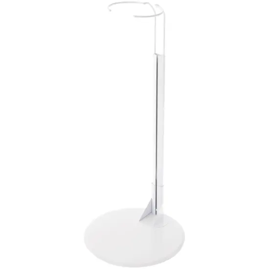 Plymor DSP-15W White Adjustable Doll Stand, fits 25, 26, 27, 28, 29, 30, 31, 32, 33, and 34 inch Dolls, Waist is 3.75" - 5" wide, 11" - 13" around {1}