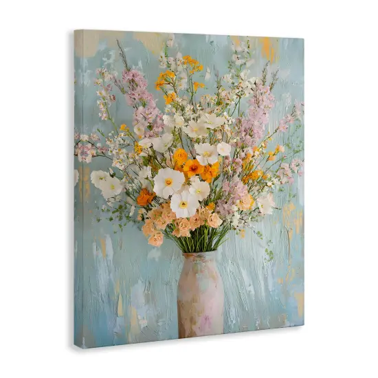 Stupell Industries Orange & White Flower Arrangement Canvas Design by Franklyn Gregory {3}
