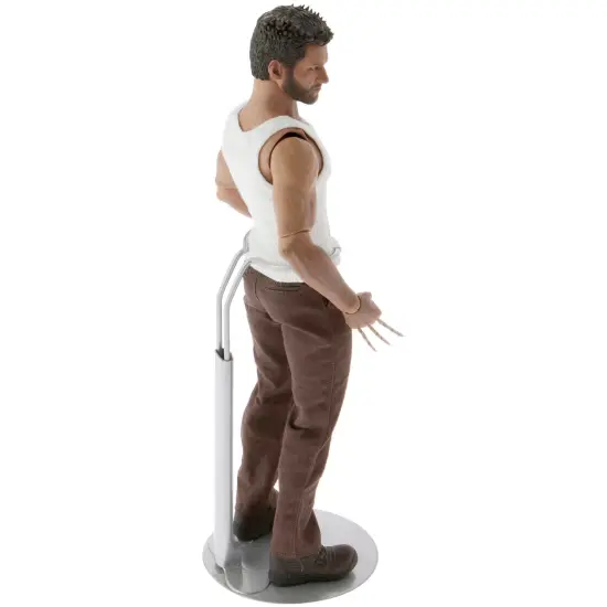 Plymor DSP-60S Silver Adjustable Doll Stand, fits 10, 11, 12, 13, and 14 inch Dolls or Action Figures, Waist is 2" - 2.5" wide, 5.5" - 7" around {4}