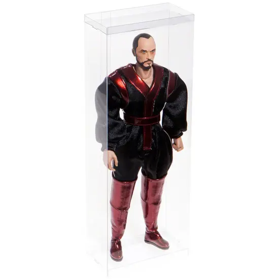DollSafe Clear Folding Display Box for Large 11-12.5 inch Dolls and Action Figures, 5" W x 2.5" D x 13" H {3}