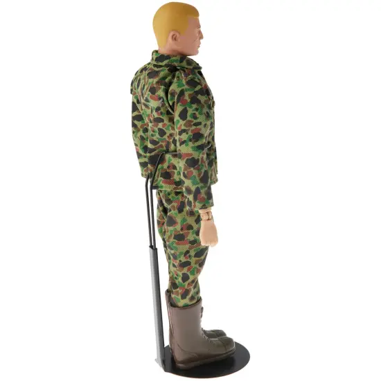 Plymor DSP-5175B Black Adjustable Doll Stand, fits 10, 11, and 12 inch Dolls or Action Figures, Waist is 1.75" - 2.25" wide, 5" - 6" around {7}