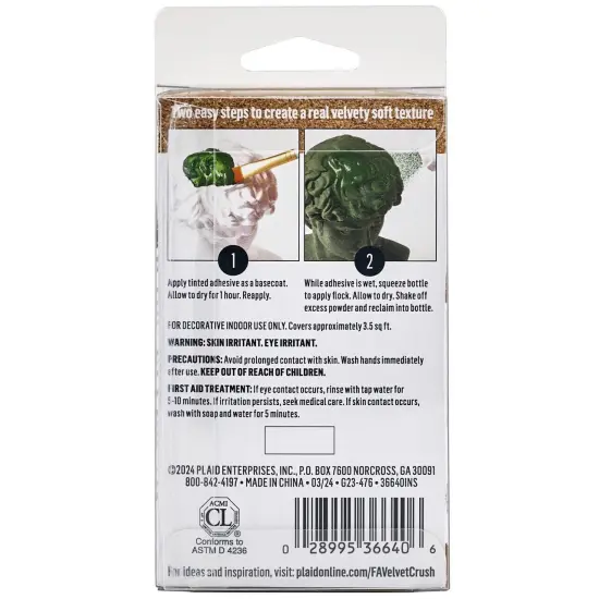 FolkArt Velvet Crush Flocking Kit {3}