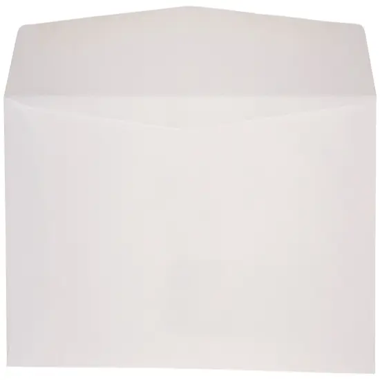 School Smart Window Envelopes with Gummed Flap Closure, No 10, White, Pack of 500 {3}