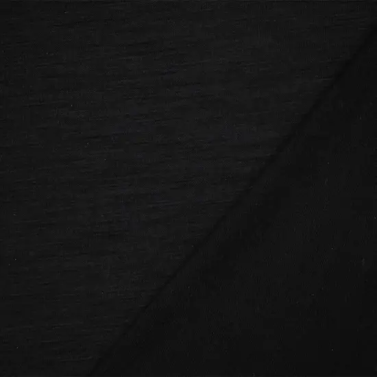 Deep Black Wool Stretch Spandex Jersey Knit Fabric By the Yard {2}