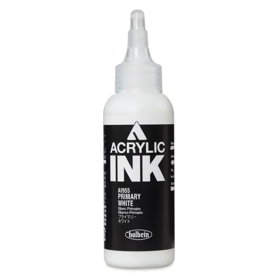 Holbein Acrylic Ink - Primary White, 100 ml {1}