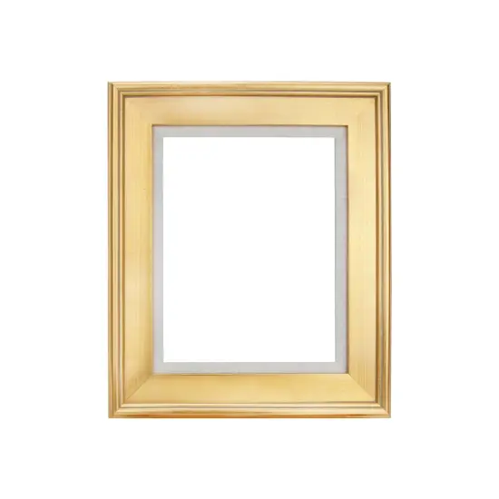 Creative Mark Elegant Plein Aire Gold Frame with Linen Liner |Ornate Picture Frames | High-End Open-Back Frame | Vintage Photo Frame | Gessoed Wood | 3-inch Wide Moulding | No Glass or Backing {2}