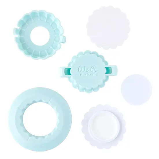 We R Button Press Puffy Sticker And Shaker Shape Kit-13 Pieces {4}