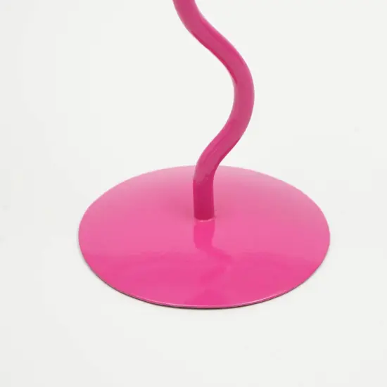 Candle Holder Groovy Glow Pink &ndash; 4x10 Inch Home D&eacute;cor Accent for Elegant Ambiance {5}