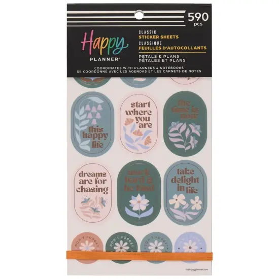 Happy Planner Sticker Value Pack 30/Sheets-Petals and Plans {1}