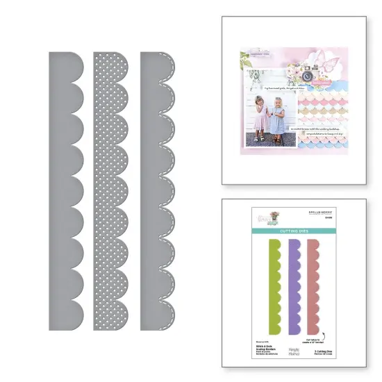 Spellbinders Etched Dies Vintage Flower Shoppe-Stitch and Dots {5}