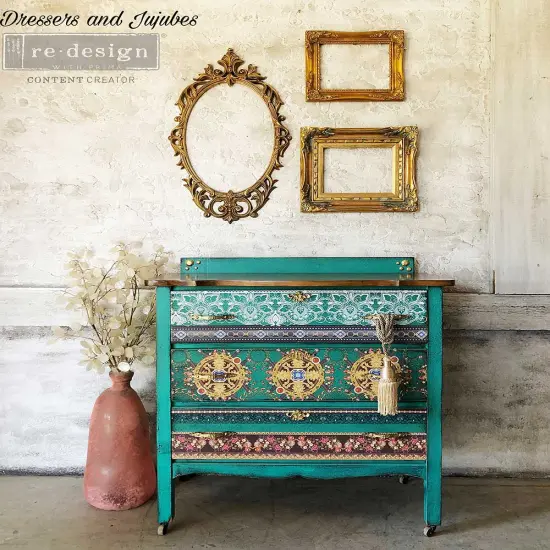 Decor Transfers&reg; - Cece Divine In Denim - total sheet size 24"x35", cut into 2 sheets {3}