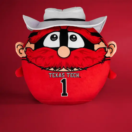 Sleep Squad Texas Tech Red Raiders Raider Red 12" Mascot Kiri Cloud Plushie {4}