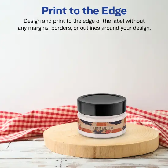 Avery Kraft Brown Rectangle Labels with Sure Feed, 5/8" x 7-1/2" {3}