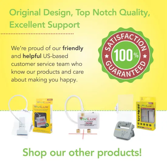 ViviLux Optical Grade 6"x4" Freestanding 3X Magnifier for Reading with Flexible Arm for Hands-Free Precision &ndash; Ideal for Hobby Desks & Sewing Stations {6}