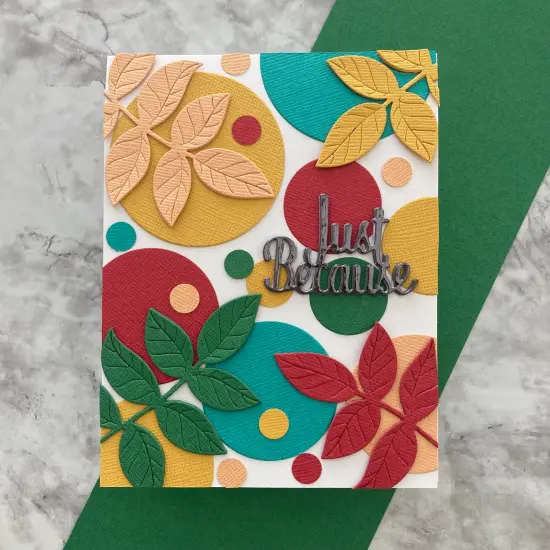 HUNTER GREEN - Textured 12x12 Cardstock - Encore Paper {4}