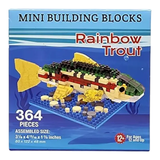 Mini Building Blocks - Rainbow Trout {1}