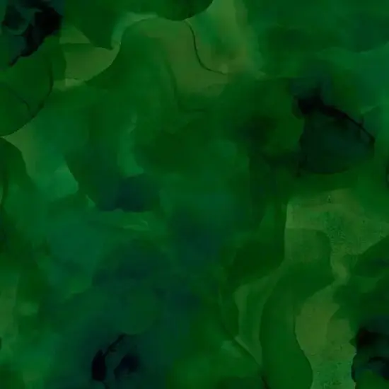Green Evergreen Aura Watercolor Blender Wideback Cotton Fabric per yard {1}