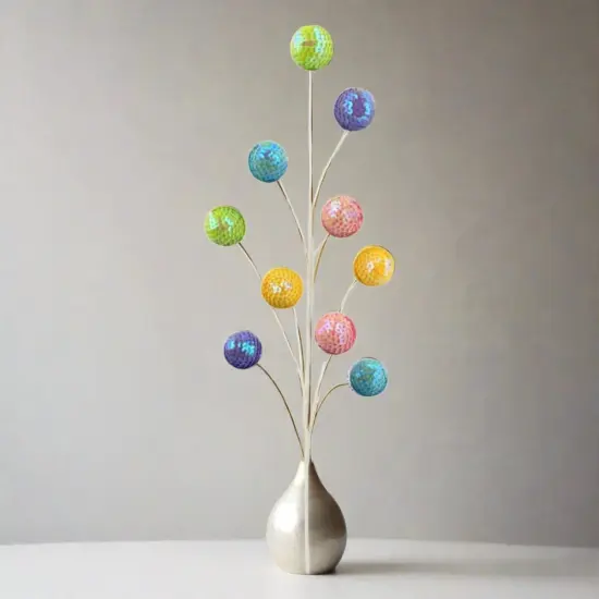 27" Sequin Ball Spray: Multi {3}