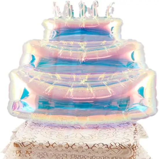 Happy Birthday Cake Foil Balloons {2}