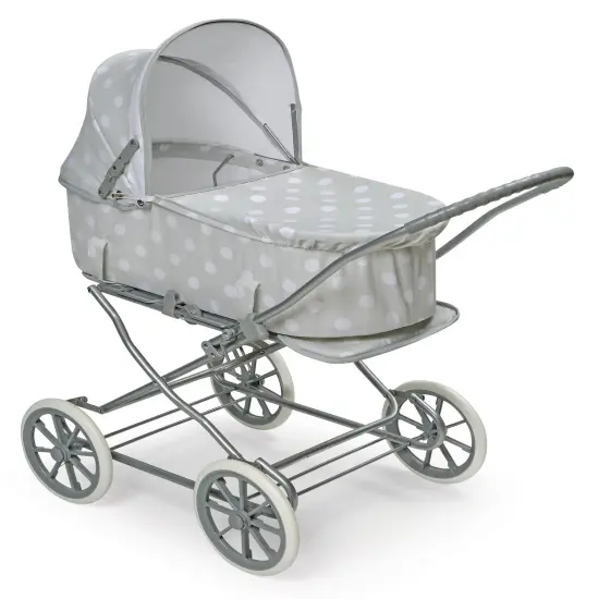 Badger Basket Just Like Mommy 3-in-1 Doll Pram/Carrier/Stroller Gray/Dot {1}