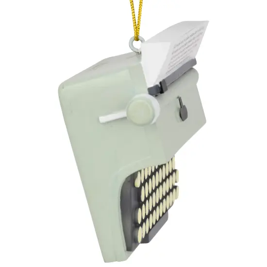 Tree Buddees All Work No Play Typewriter Halloween / Christmas Ornaments {4}
