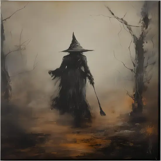 Diamond Painting Kits for Adults and Beginners 5d Cabin Full Round - 12 x 16 Inch(Witch) {1}