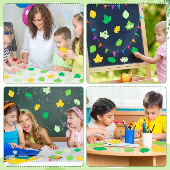 Leaf Cutouts for Fall Bulletin Board Decorations {5}