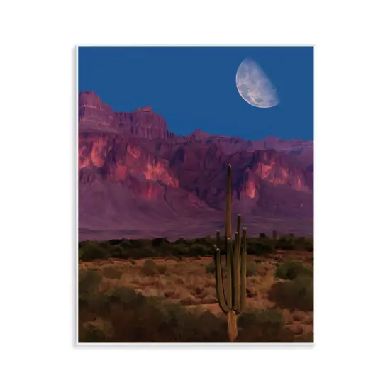 Stupell Industries Cactus In The Mountains Wall Plaque, design by Renel Peters {1}